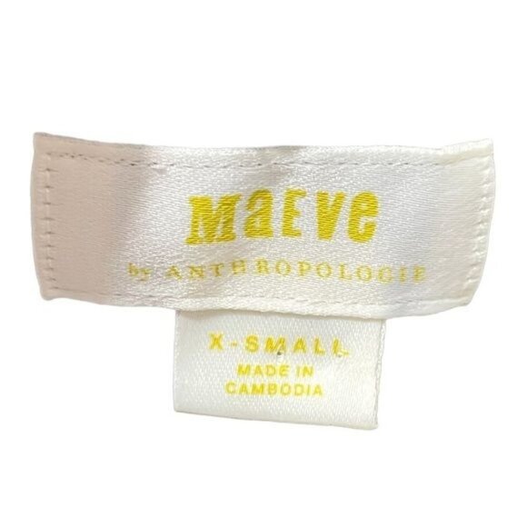 Maeve Colonsay Olive Green Rayon Tunic Top Size XS - Picture 7 of 8